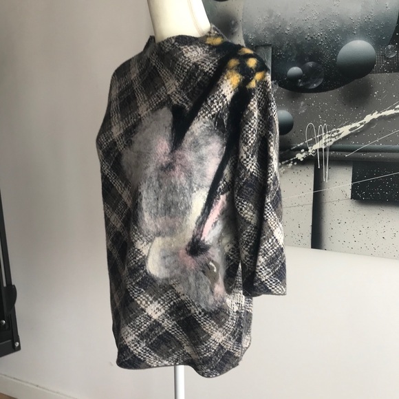 Anthropologie troubadour wool blend top sz S - Picture 10 of 10